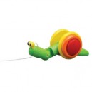 Plan Toys - Jouet Tirer Bois 1er Âge - Escargot
