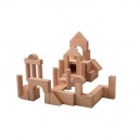 PlanToys - PT9739 - Jouets en Bois - 50 Blocs Bois