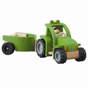 Plan Toys Tracteur avec remorque (Plan Toys)