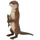 Plastoy - 2629-29 - Figurine - Animal - Loutre Avec Poisson