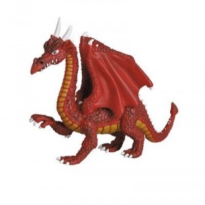 Plastoy - 60459 - Figurine- Dragon Rouge