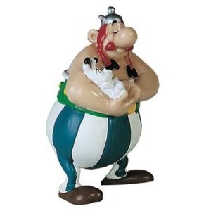 Plastoy - 60502 - Figurine-Obelix Taking Idefix