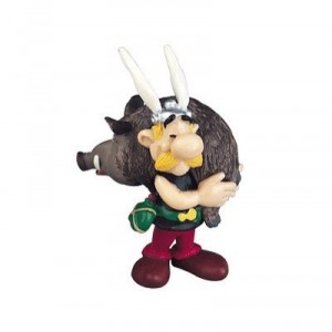 Plastoy - 60545 - Figurine - Asterix Portant Un Sanglier
