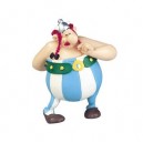 Plastoy - 60546 - Figurine- Obelix Amoureux Avec Bouquet Fleur