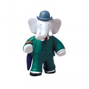 Plastoy - 61247 - Figurine-Babar Chapeau Melon