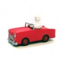 Plastoy - 68218 - Figurine-Bibendum En Voiture Rouge