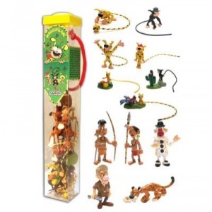 Plastoy - 70358 - Mini Figurines-Tubo Marsupilami 12 Figurines