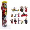 Plastoy - 70361 - Mini Figurines-Tubo Babar 12 Figurines