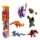 Plastoy - 70366 - Mini Figurines-Tubo Dragons N°2 6 Figurines