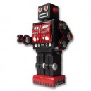 Plastoy - 80013 - Tirelire -Robot Noire Rouge