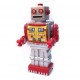 Plastoy - 80014 - Tirelire -Robot Argent Rouge