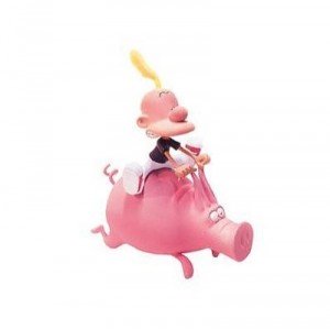 Plastoy - 80024 - Tirelire -Titeuf Sur Son Cochon