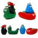 Plastoy - 80502 - Jouet De Bain-Barbouille Pirate, Barbibul Marin, Barbidur Hors-Bord, Barbalala Ba...