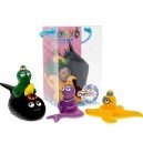 Plastoy - 80504 - Jouet De Bain-Barbamama Baleine,Barbabelle Sirene,Barbalala Coquillage,Barbotine ...