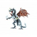 Plastoy - Dragon noir en armure