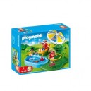 Playmobil 4140 CompactSet Famille et piscine