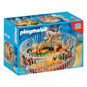 Playmobil 4233 Dresseur avec cage aux fauves