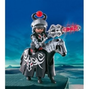 4841 Playmobil - Red Dragon Rider with lance light