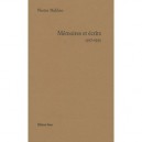 Memoires Et Ecrits 1917 1932 - Makhno N