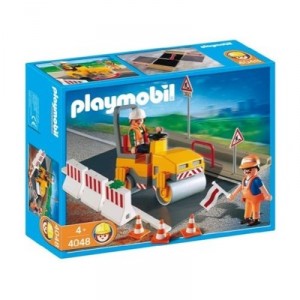 Playmobil - 4048 - Ouvriers avec rouleau