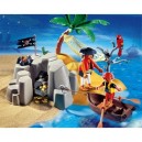 Playmobil 4139 ensemble compact Île des pirates 2008