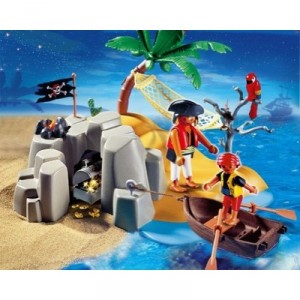 Playmobil 4139 Pirate Island compact 2008