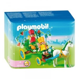 Playmobil - 4195 - Playmobil - Caleche Avec Licorne Et Fées