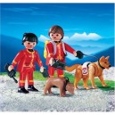Playmobil - 4227 - Hôpital - Secouristes / Chiens sauvetage