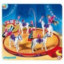Playmobil 4234 Voltigeurs avec Chevaux et Manège