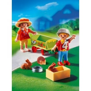 4349 PLAYMOBIL CHILDREN WITH SMALL ANIMALS