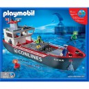 Playmobil - 4472 - Vie Port - Capitaine + Ouvrier + Cargo