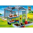 Playmobil - 448 months1 - Les commerçants - Horticultrice / Serre