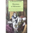 Memoires Et Maximes - Francois De La Rochefoucauld