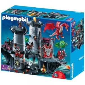 Playmobil - 4835 - citadelle du dragon rouge