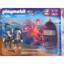PLAYMOBIL BLISTER PIRATES 5900 BARQUE PIEUVRE personnage phosphorescent