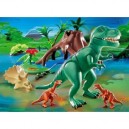 Playmobil - Le tyranosaure/velociraptor - 4171