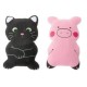 JIP - PT0315 - éveil - Poupée Réversible - Piggy-Kitten - Jersey Coton (Present Time)