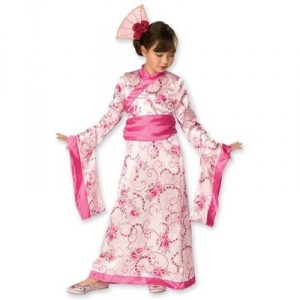 Princess International Costume Princesse Asiatique - pour Filles - moyen 5/7 ans