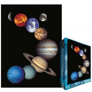 Puzzle Master Eurographics - Puzzle 1000 pièces - Nasa : Système solaire