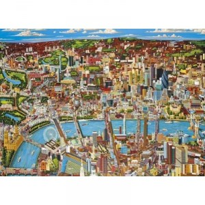Puzzle Master Gibsons - Puzzle - London Looking North - 1000 Parts (Great Britain Import)