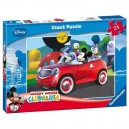 Ravensburger Disney Mickey Mouse Club House - Puzzle de Sol Géant de 24 Pièces