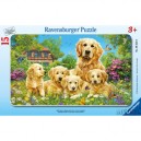 Ravensburger Mignon petit chien puzzle cadre 15p