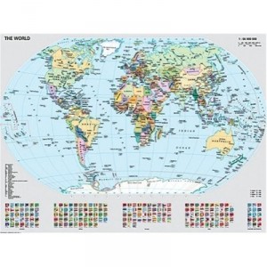 Puzzle 1000 Teile Carte monde politique 15652 von Ravensburger (Ravensburger)