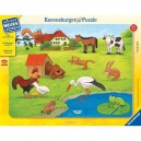 Puzzle Rahmen Qui mange quoi? (10 pièces B) 06515 von Ravensburger (Ravensburger)