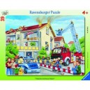 Ravensburger - 06393 2 - Puzzle avec Cadre - Les Pompiers en Action - 39 Pièces