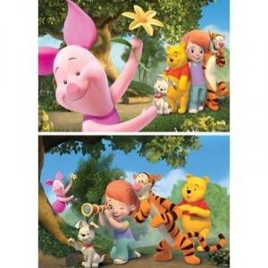 Ravensburger - 08987 - Puzzle Enfant - Porcinet très grand - 2x20 Pièces