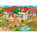 Ravensburger - 09164 - Puzzle Classique - Une Journée à La Ferme - 2X20 Pièces