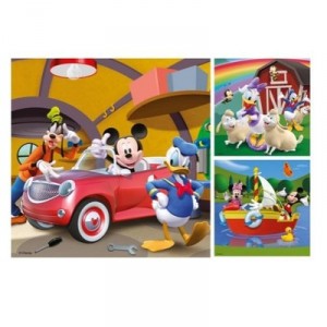 Ravensburger - 09247 - Puzzle child - Everybody Loves Mickey - 3x49 Parts
