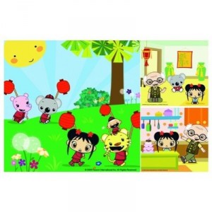 Ravensburger - 09280 - Puzzle Enfant - La Vie de Kai Lan - 3 x 49 Pièces