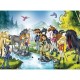 Ravensburger - 10739 - Puzzle enfant - Visite Horseland - 100 Pièces